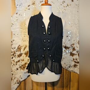 Disney Pirates of the Caribbean Black Vest